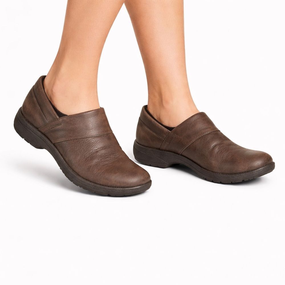 Slip-On Comfort Clog for Women - Brown